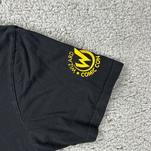 Portland Comic Con 2016 Shirt Size 2XL Black T Shirt Wizard Comic Con - Picture 3 of 9